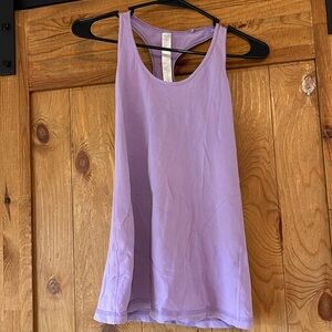 Purple Lululemon Razed back tank